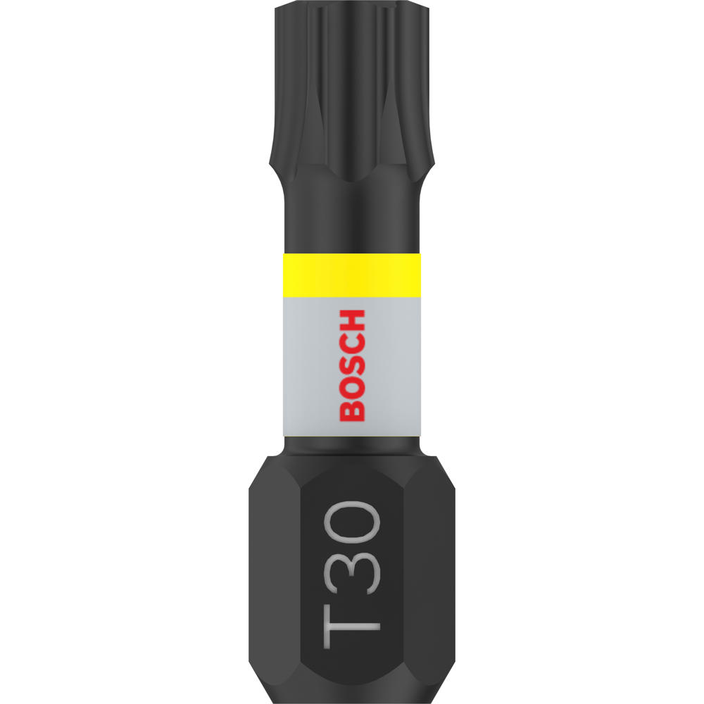 Image of Bosch PRO Impact Control Torsion Torx Screwdriver Bits T30 25mm Pack of 2