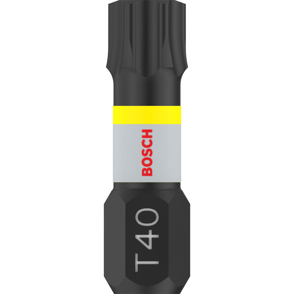 Bosch PRO Impact Control Torsion Torx Screwdriver Bits T20 25mm Pack of 2