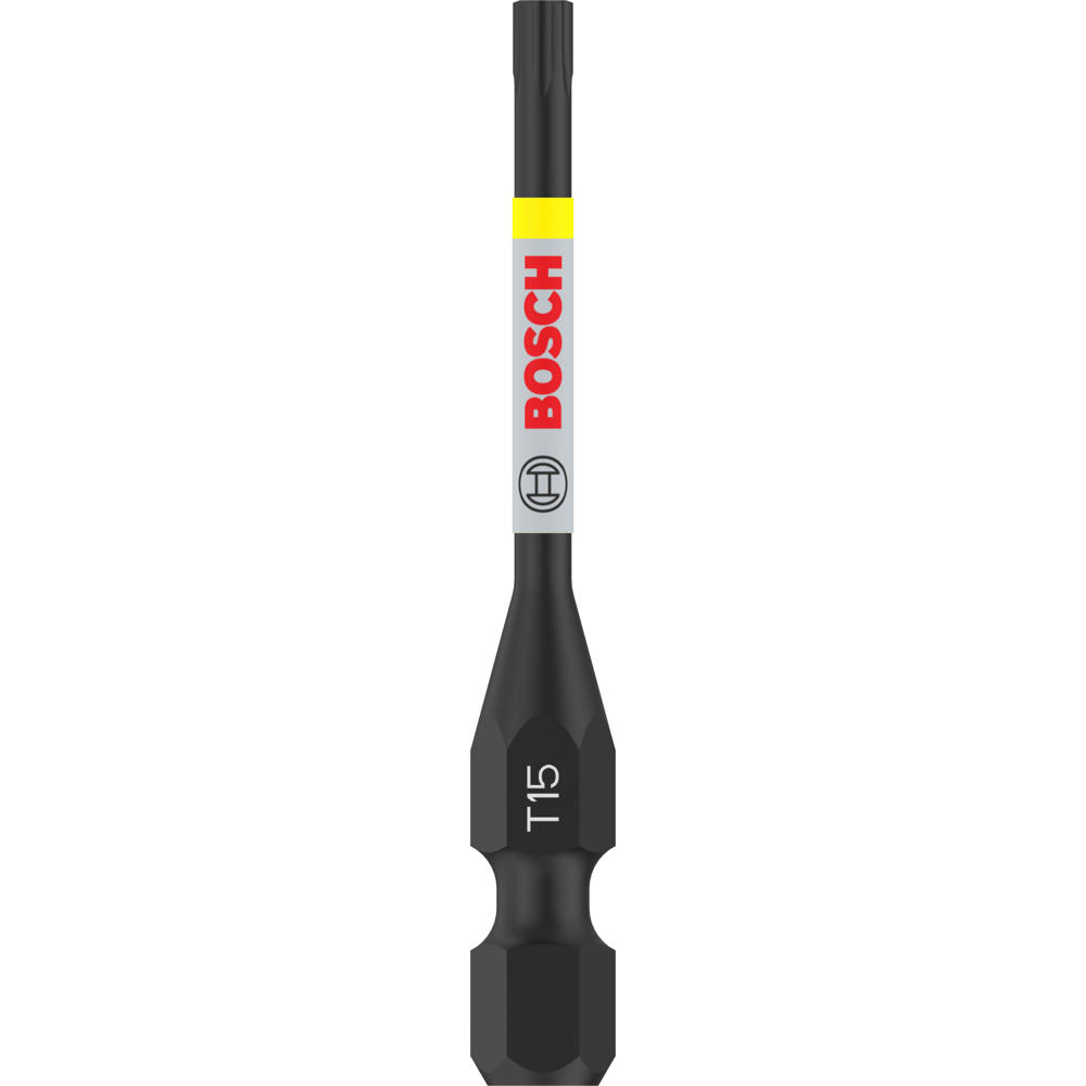 Image of Bosch PRO Torx Impact Screwdriver Bit T15 55mm Pack of 2
