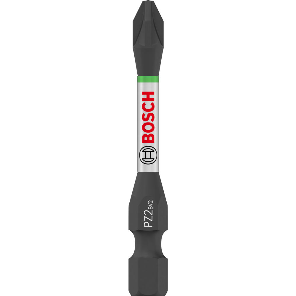 Image of Bosch PRO Impact Control Torsion Pozidriv Screwdriver Bits PZ2 55mm Pack of 15