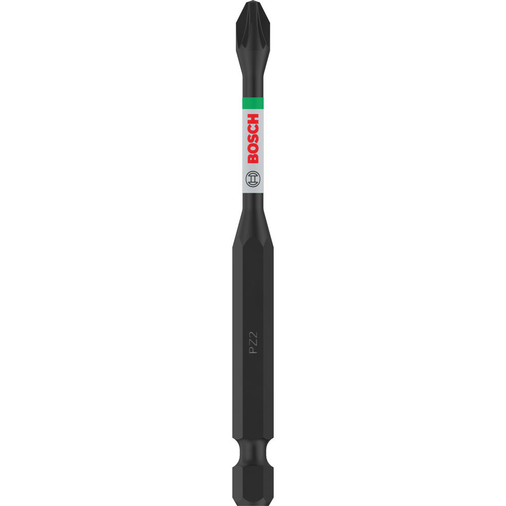 Image of Bosch PRO Impact Control Torsion Pozidriv Screwdriver Bits PZ2 90mm Pack of 1