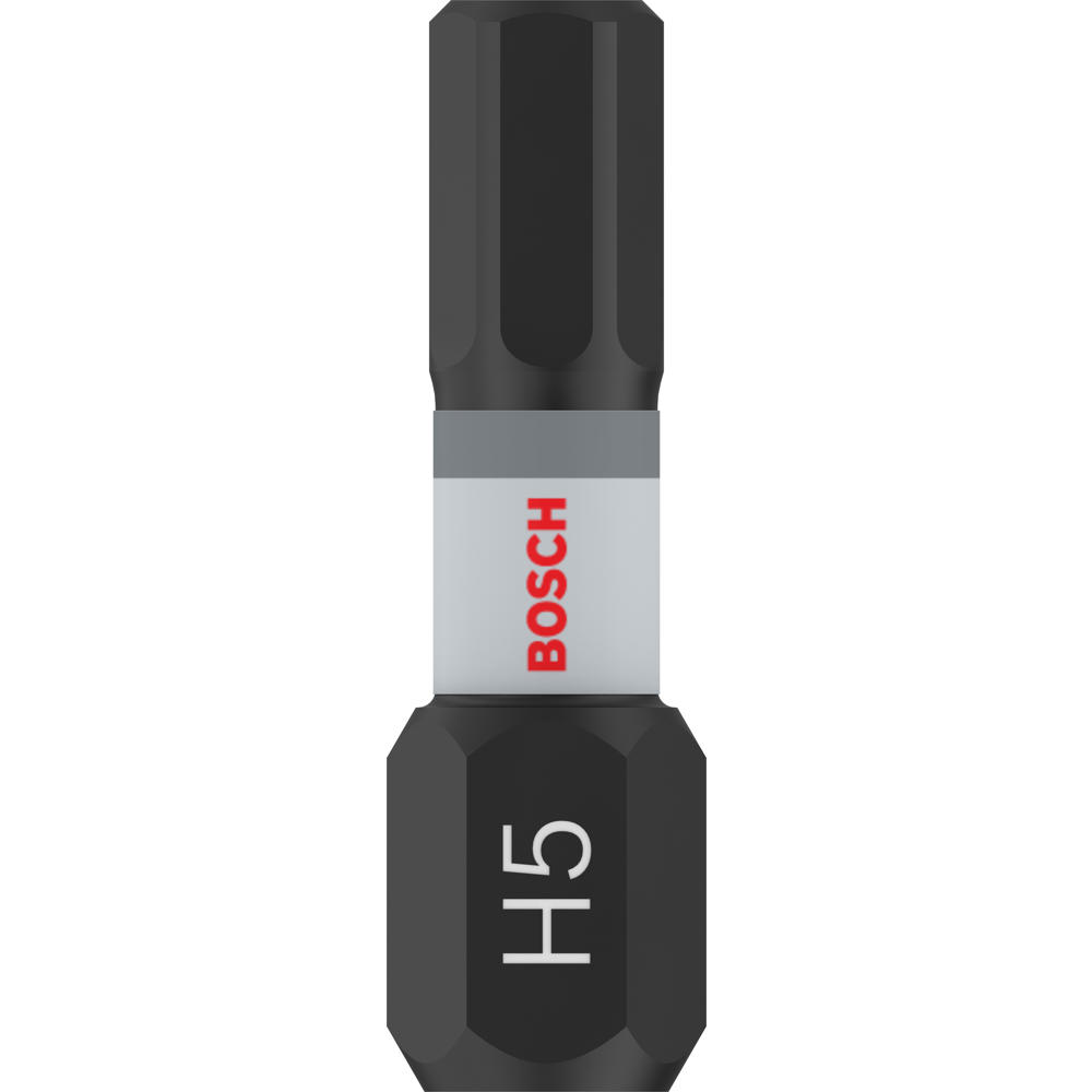 Bosch PRO Hex Impact Screwdriver Bit Hex 5mm 55mm Pack of 2