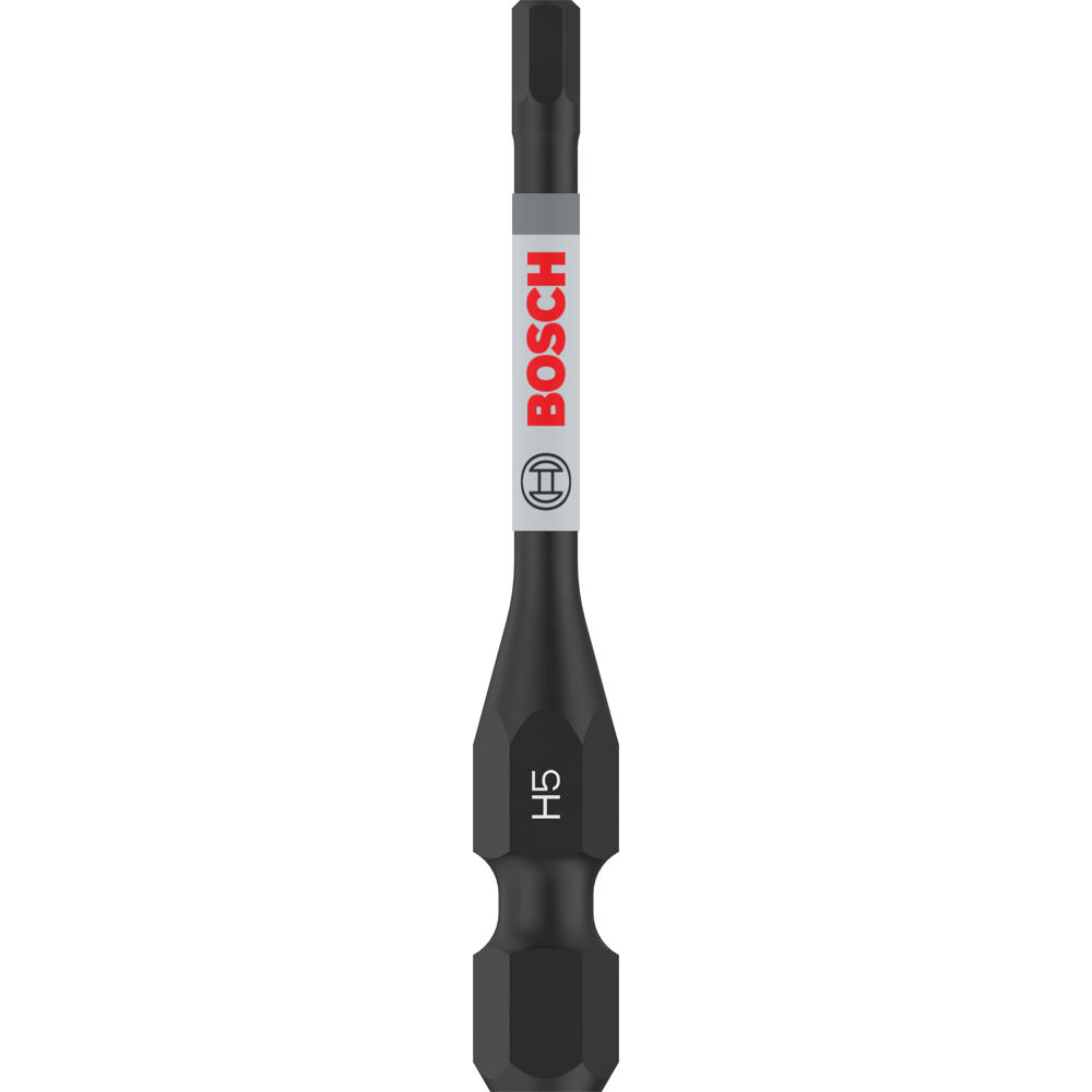 Image of Bosch PRO Hex Impact Screwdriver Bit Hex 5mm 55mm Pack of 2
