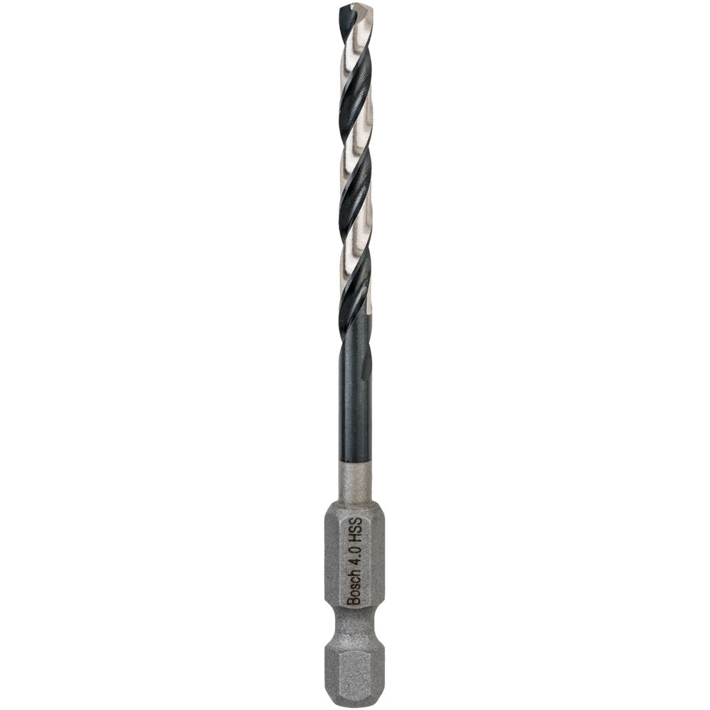 Image of Bosch PRO Metal HSS-G Impact Twist Drill Bit 4mm Pack of 1