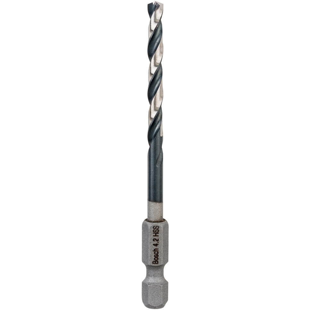 Image of Bosch PRO Metal HSS-G Impact Twist Drill Bit 4.2mm Pack of 1