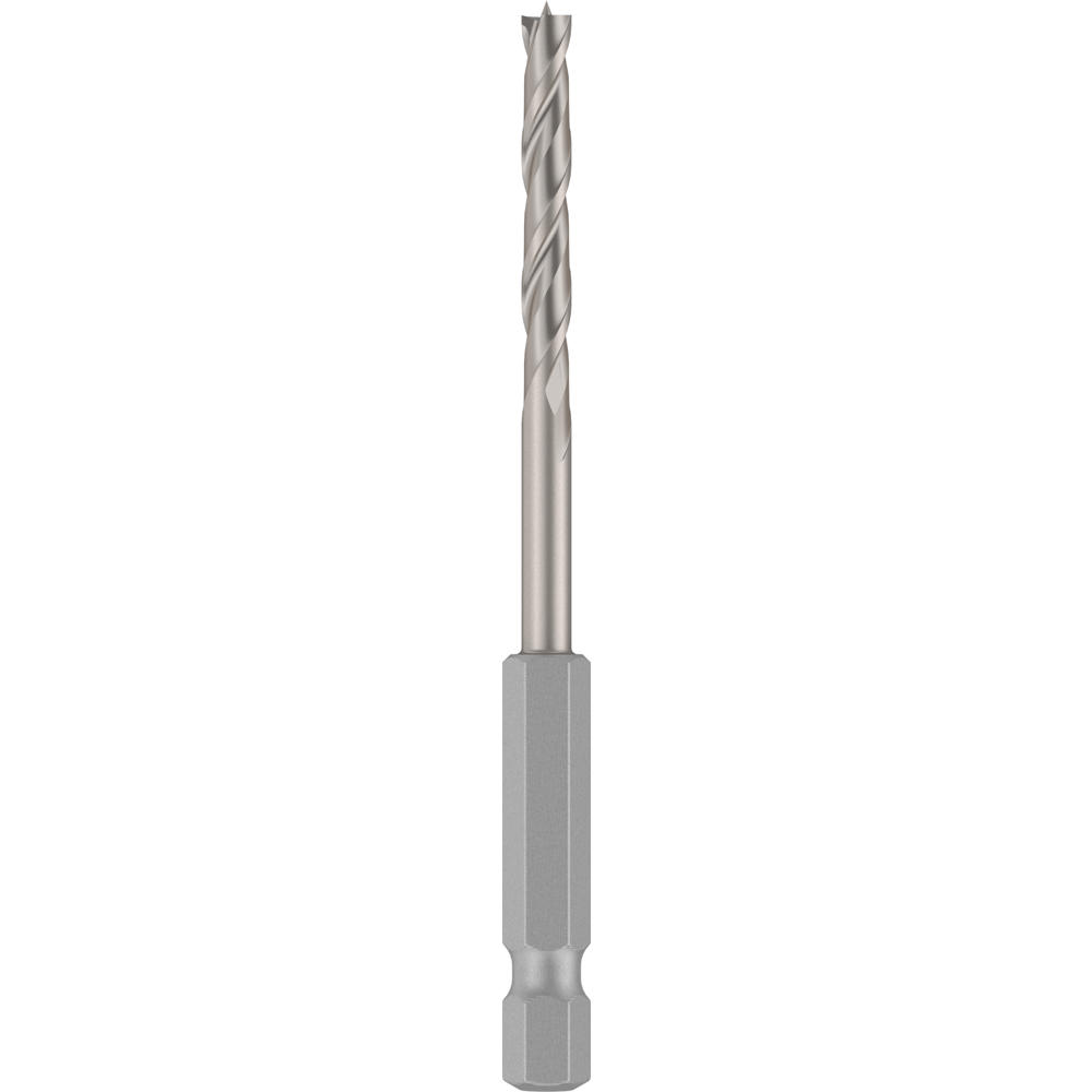 Image of Bosch PRO Hex Shank HSS Brad Point Wood Drill Bit 4mm 87mm