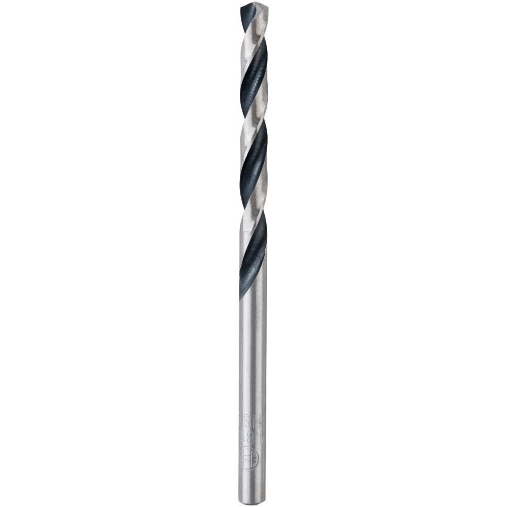 Image of Bosch CYL Shank HSS Metal Twist Drill Bit 4.8mm Pack of 1
