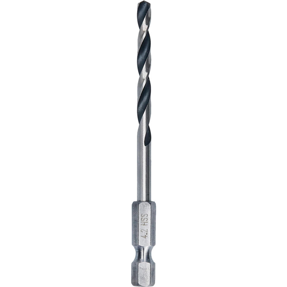 Image of Bosch Hex Shank Impact Rated HSS Drill Bit 4.2mm Pack of 1