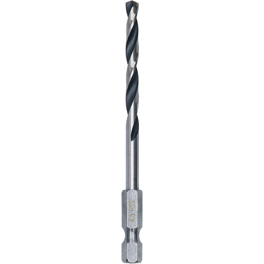 Image of Bosch Hex Shank Impact Rated HSS Drill Bit 4.5mm Pack of 1