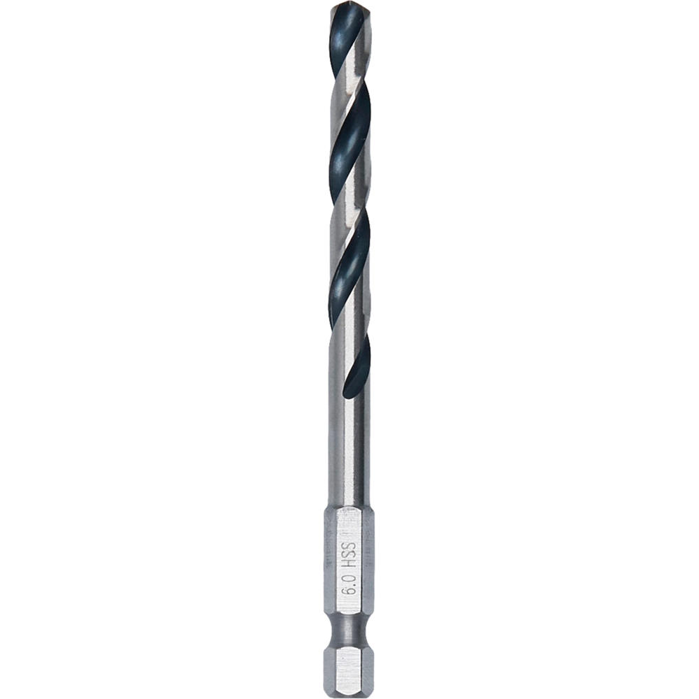 Image of Bosch Hex Shank Impact Rated HSS Drill Bit 6mm Pack of 1