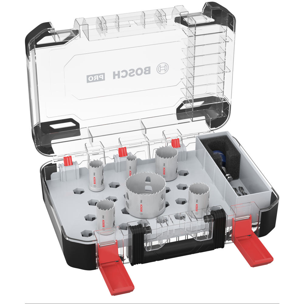 B&Q - Hole Saws Sets Pro Multi Material Pc Plus Hole Saw Set 9 Pcs 2608594423 - Image 2