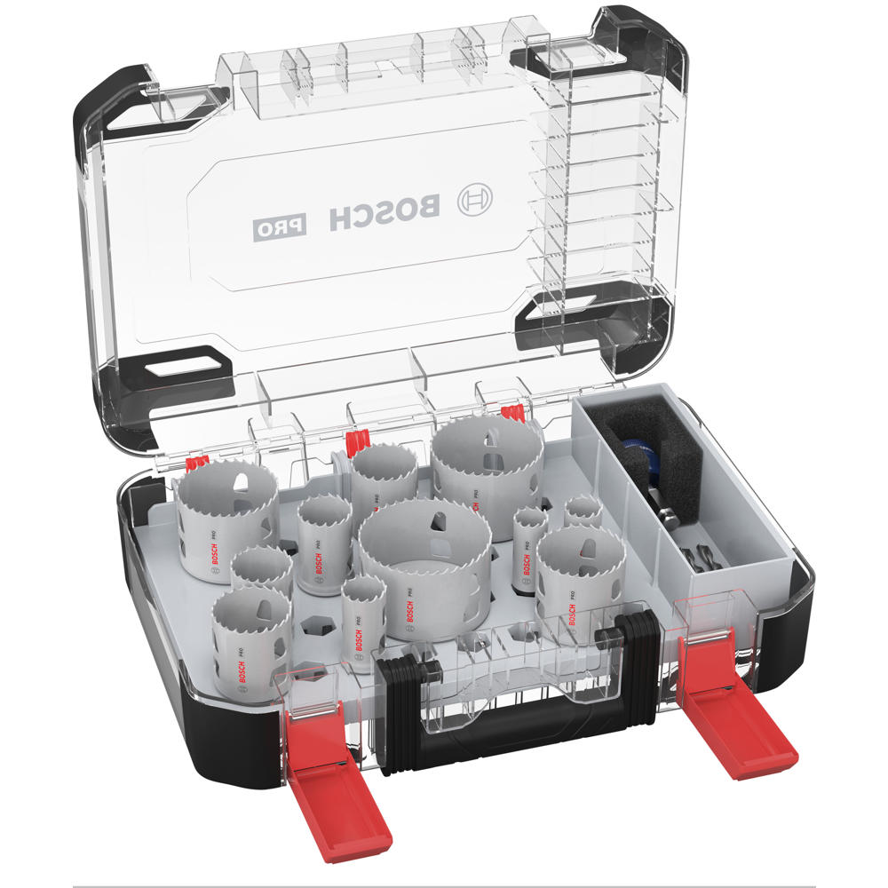 Bosch Professional Cobalt Bosch Pro 14 Piece Multi Material Pc Plus Hole Saw Set - Image 2