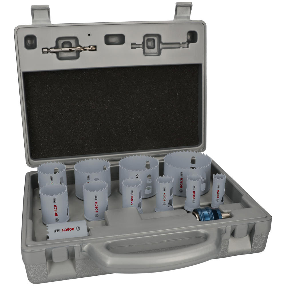 Bosch PRO 14 Piece Multi Material PC Plus Hole Saw Set