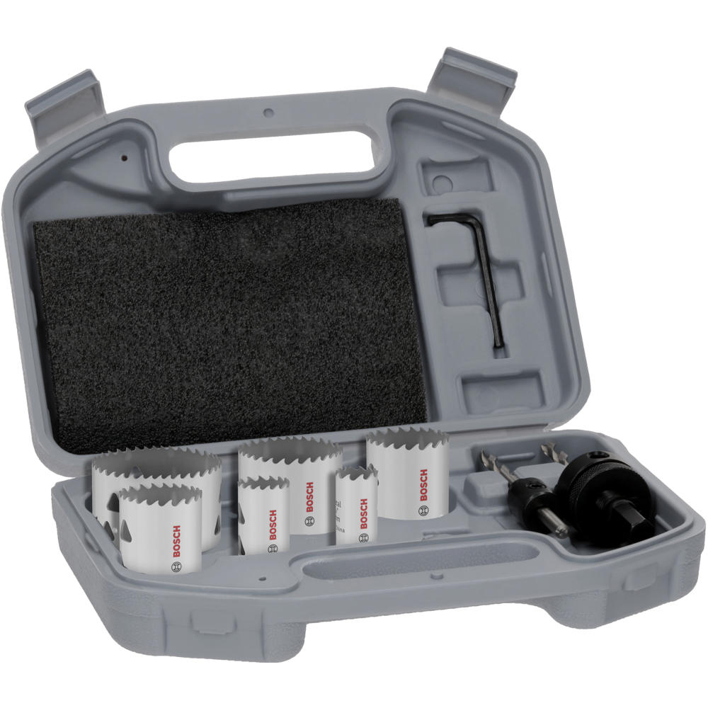 Bosch Powertool Accessories 2.608.594.613 Multi Material Hole Saw Electricianfts Set 9 Piece - Image 3