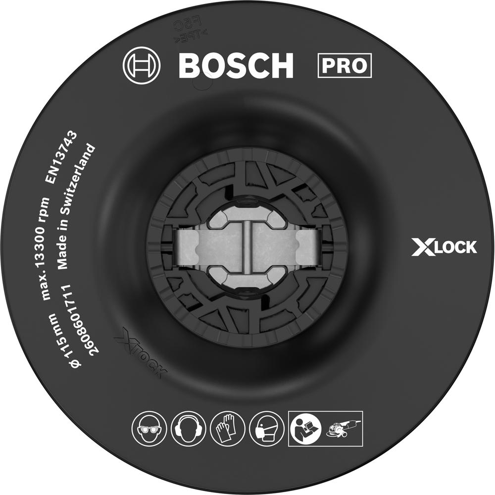 Bosch PRO X Lock Soft Backing Pad 125mm