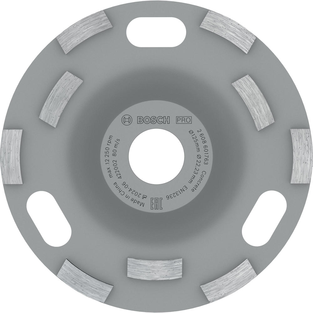 Image of Bosch PRO High Speed Diamond Grinding Head for Concrete 125mm
