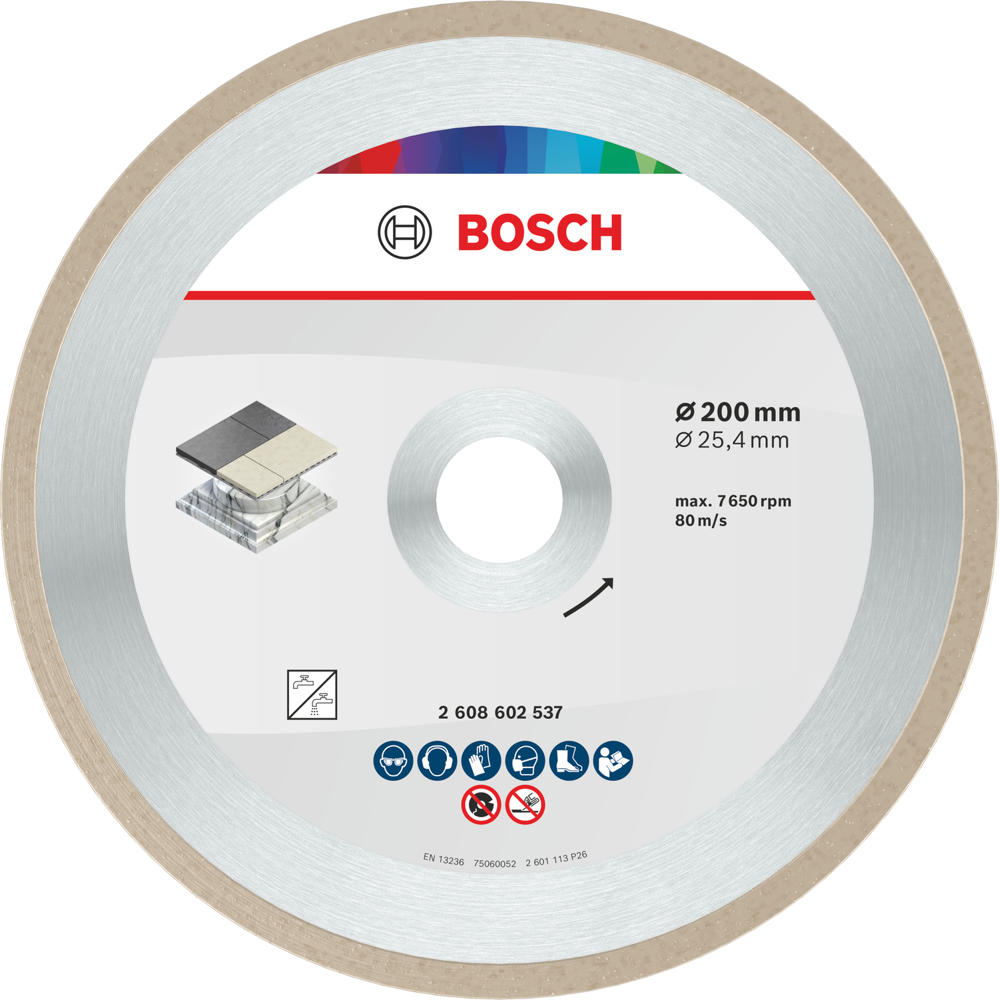 Image of Bosch Professional Ceramic Diamond Cutting Disc 200mm