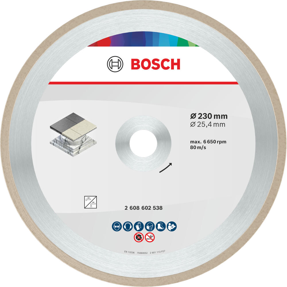 Image of Bosch Professional Ceramic Diamond Cutting Disc 230mm