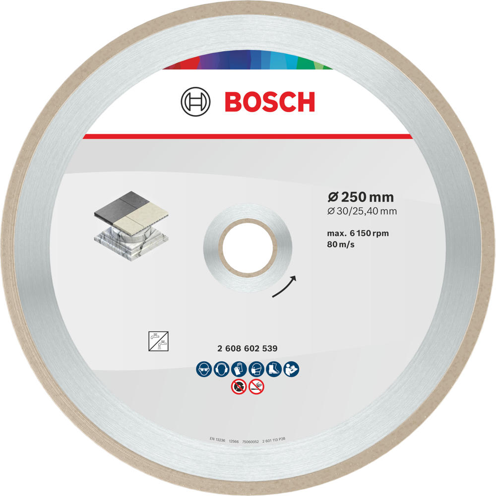 Image of Bosch Professional Ceramic Diamond Cutting Disc 250mm