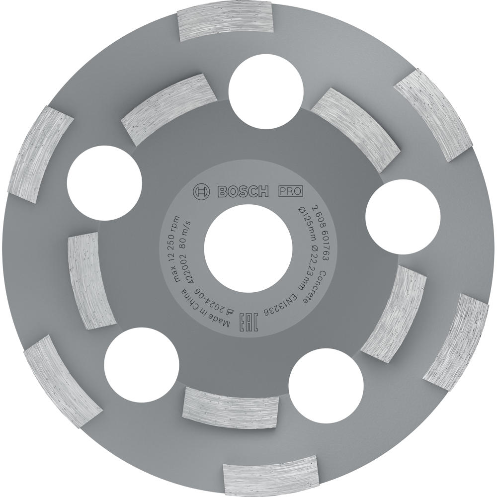 Bosch PRO Abrasive Diamond Grinding Head 125mm 125mm