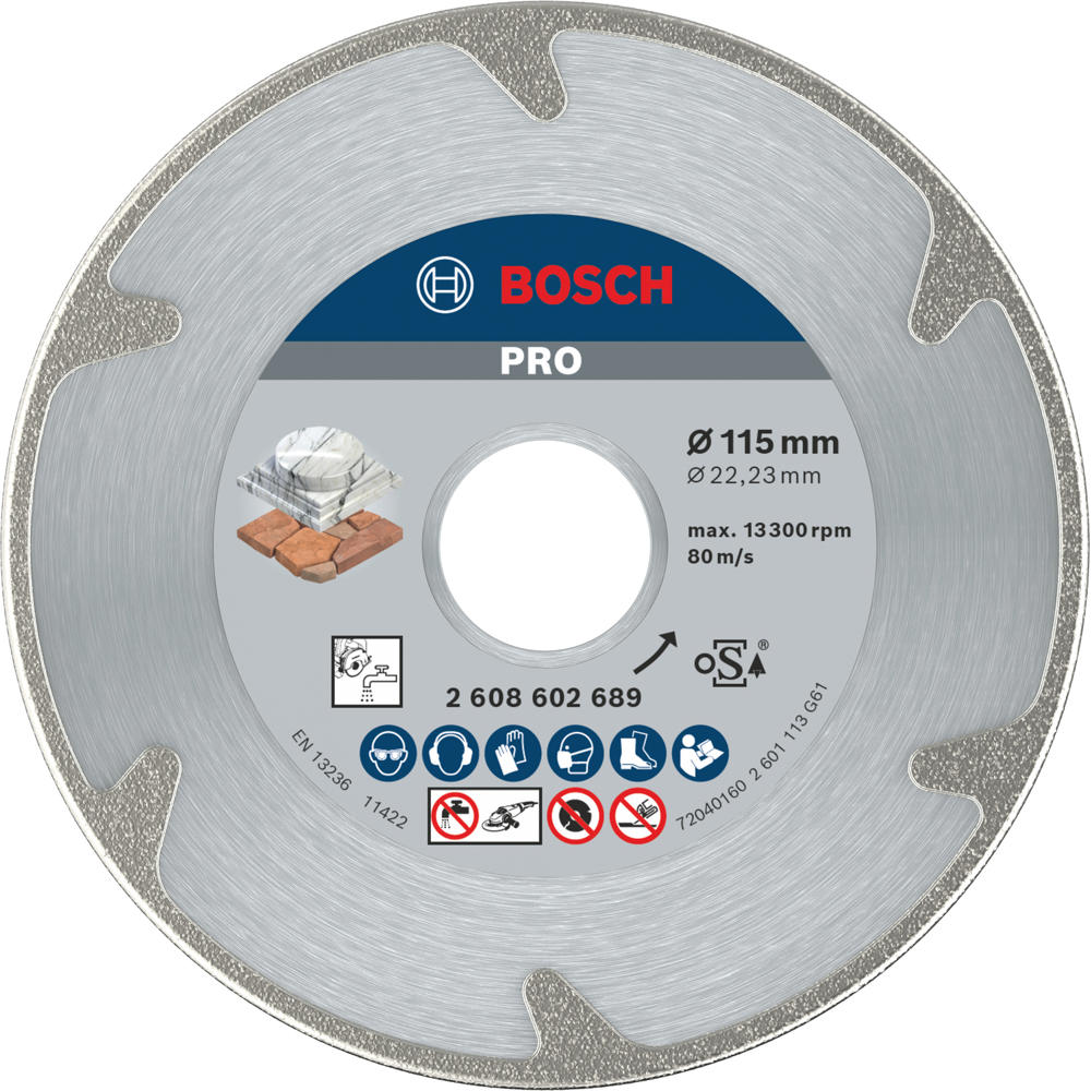 Bosch PRO Marble Diamond Cutting Disc 230mm