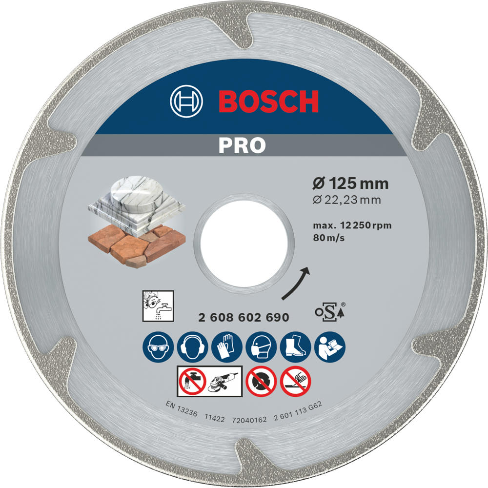 Image of Bosch PRO Marble Diamond Cutting Disc 125mm