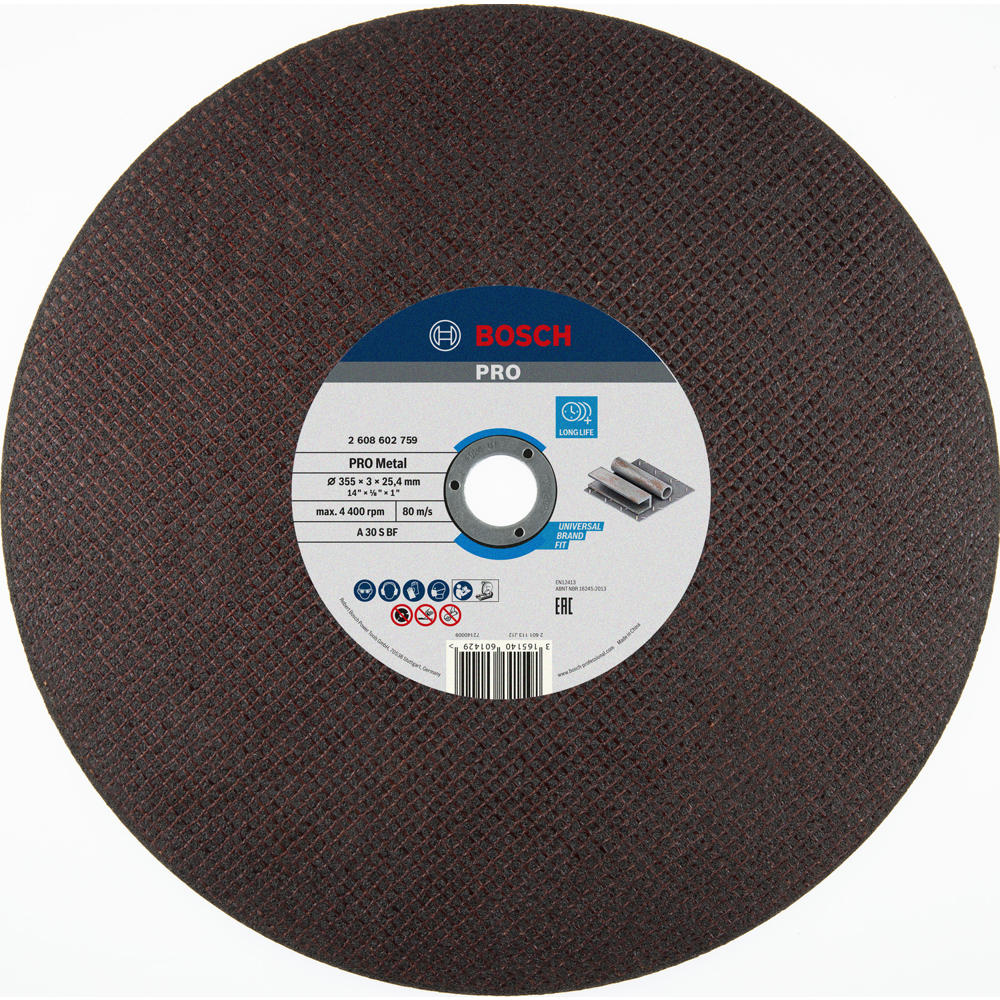 Bosch PRO Metal Cutting Disc 355mm 355mm 3.1mm 25.4mm