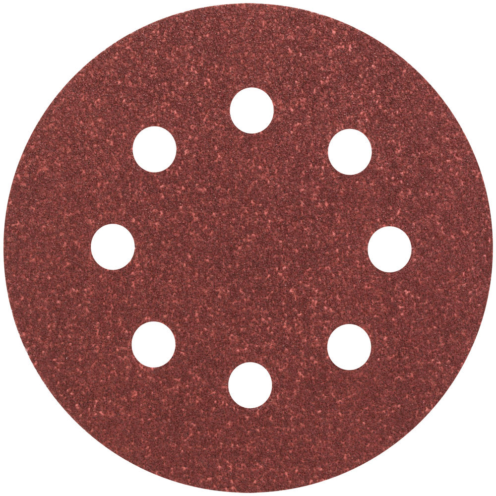Image of Bosch Red Wood Sanding Disc 115mm 115mm 80g Pack of 5