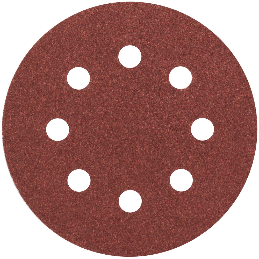 Image of Bosch Red Wood Sanding Disc 115mm 115mm 120g Pack of 5
