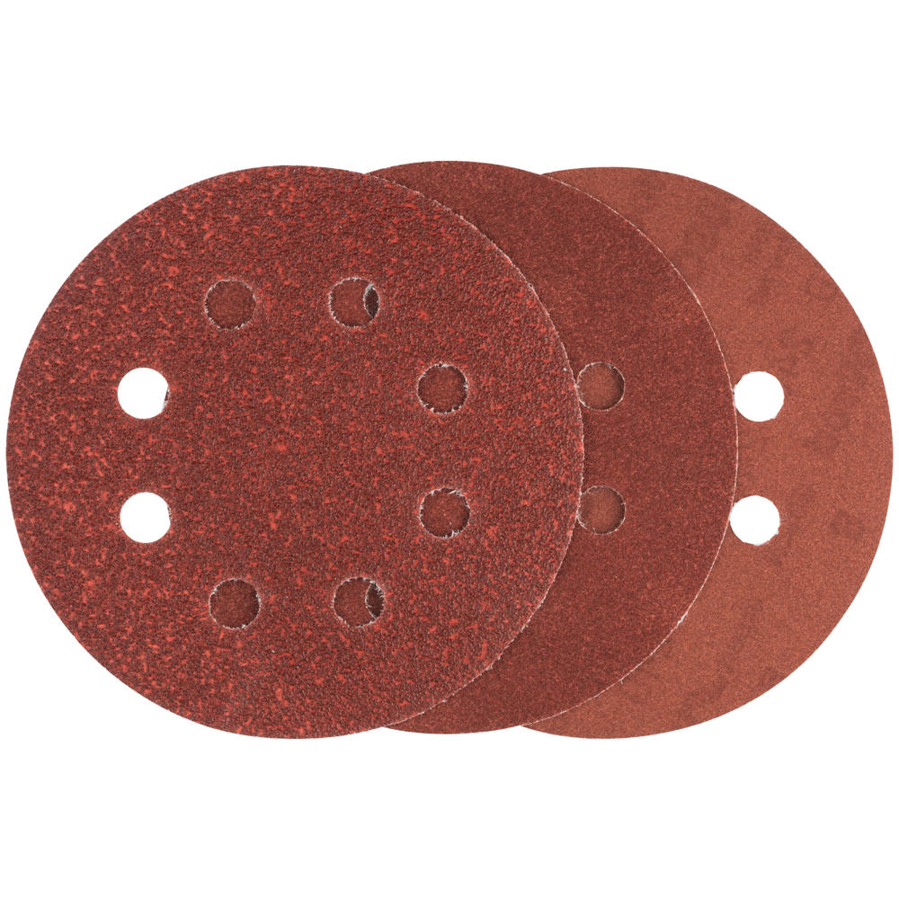 Image of Bosch Red Wood Sanding Disc 115mm 115mm Assorted Pack of 6