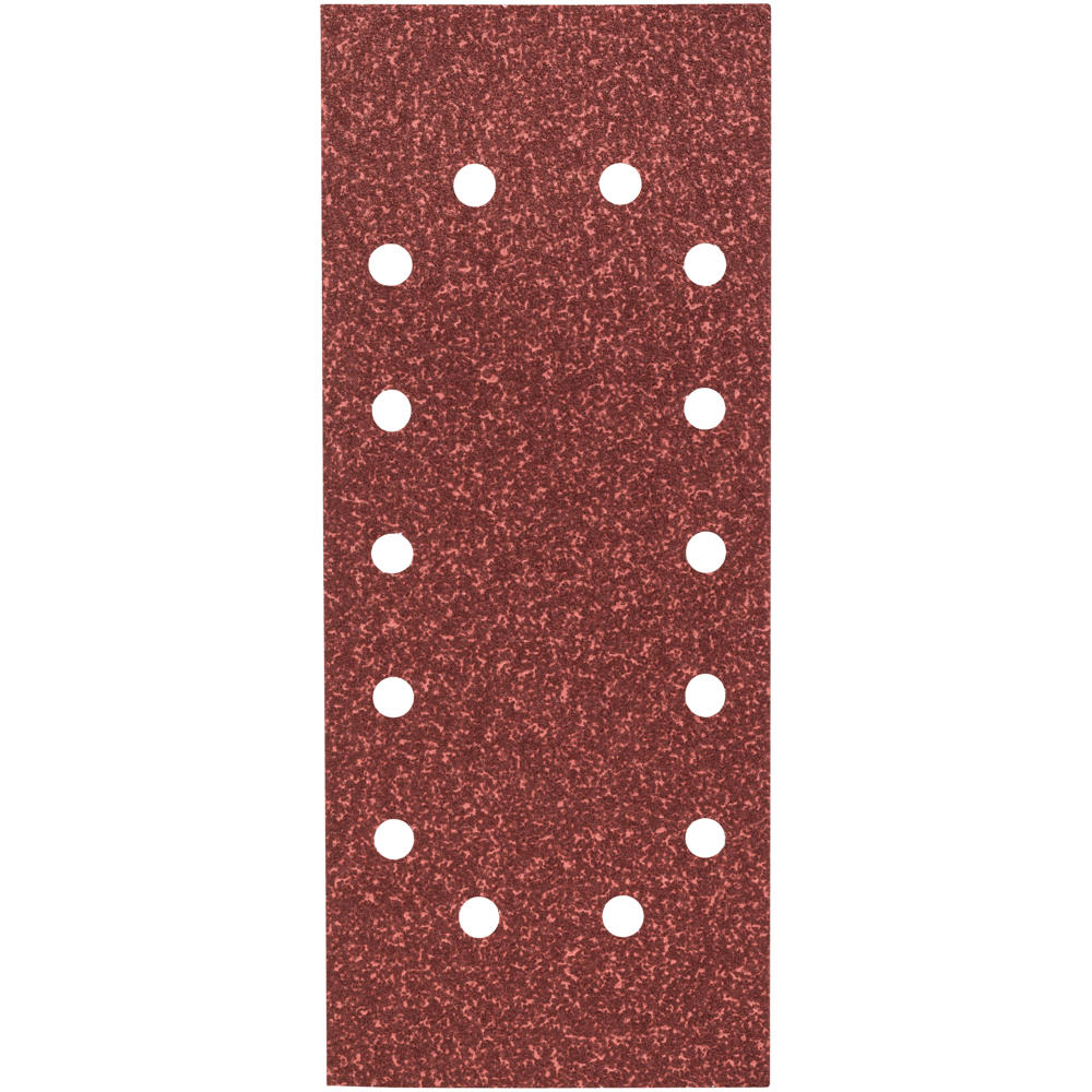 Image of Bosch C430 Punched Clip On 1/2 Sanding Sheets 115mm x 280mm 40g Pack of 10