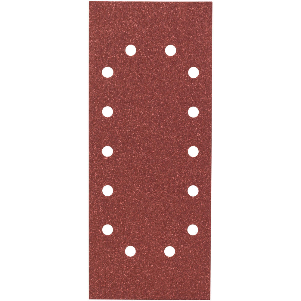 Image of Bosch C430 Punched Clip On 1/2 Sanding Sheets 115mm x 280mm 80g Pack of 10