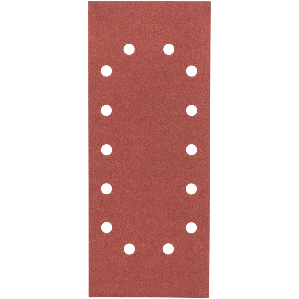 Image of Bosch C430 Punched Clip On 1/2 Sanding Sheets 115mm x 280mm 180g Pack of 10