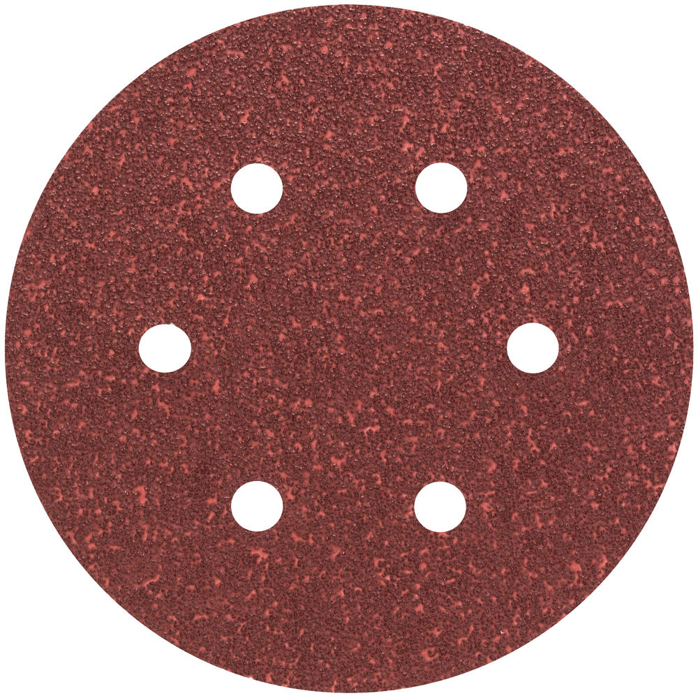 Image of Bosch Red Wood Sanding Disc 150mm 150mm 40g Pack of 5