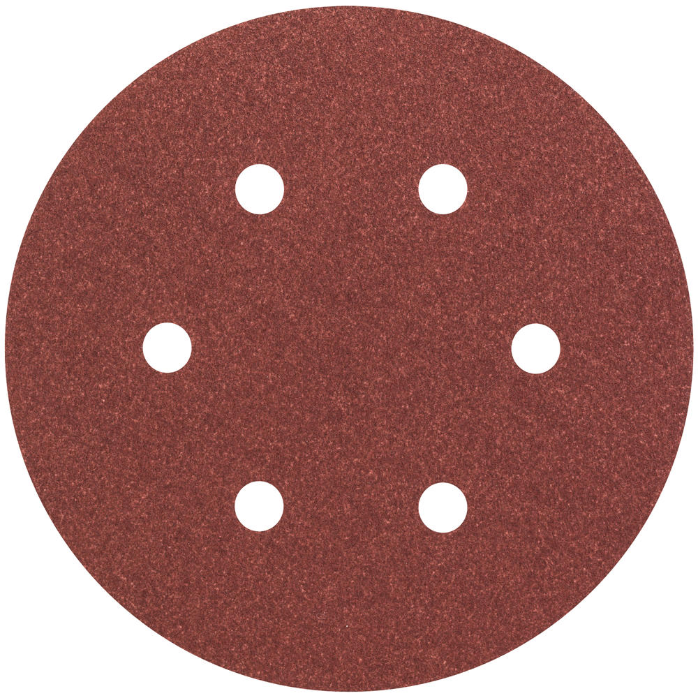 Bosch Red Wood Sanding Disc 150mm 150mm 240g Pack of 5