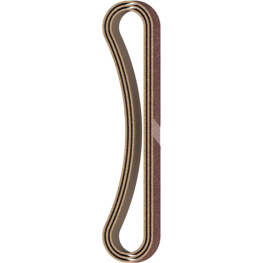 Image of Bosch PRO X440 13mm x 455mm Sanding Belt for Wood and Paint 13mm x 451mm 40g Pack of 3