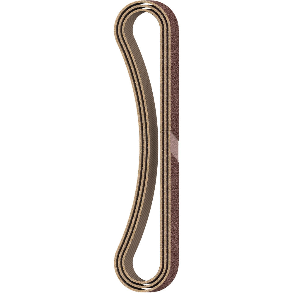 Image of Bosch PRO X440 13mm x 455mm Sanding Belt for Wood and Paint 13mm x 451mm 120g Pack of 3
