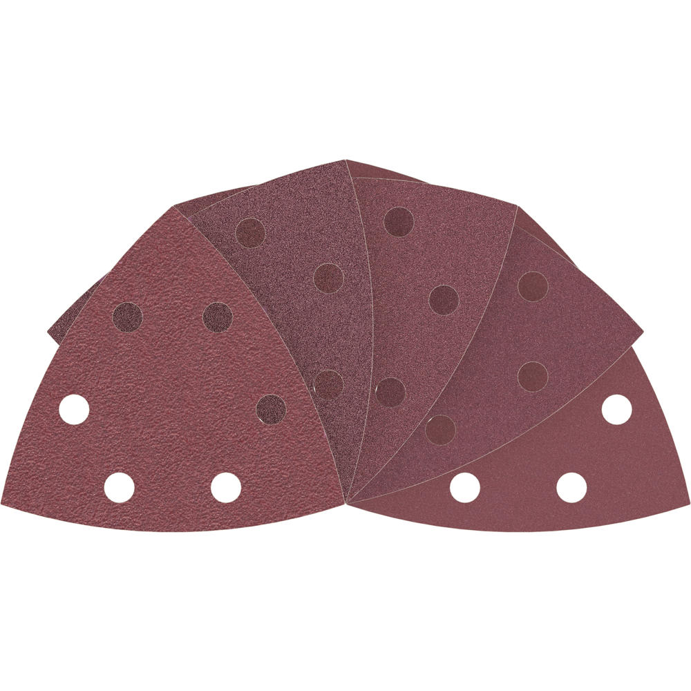 Image of Bosch C430 Punched Quick Fit Delta Sanding Sheets for Paint and Wood Assorted Grit Pack of 10