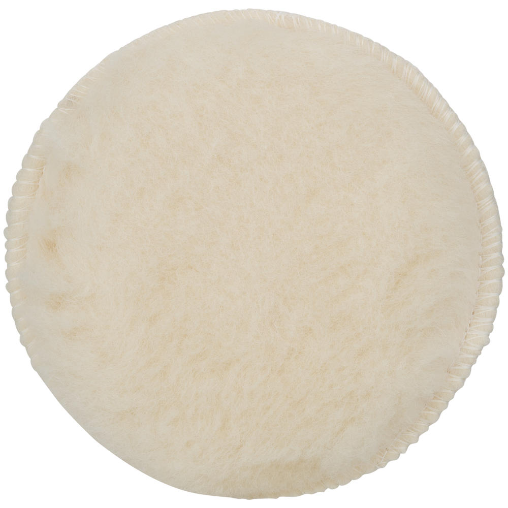 Bosch Hook and Loop Lambswool Polishing Bonnet 130mm Pack of 1