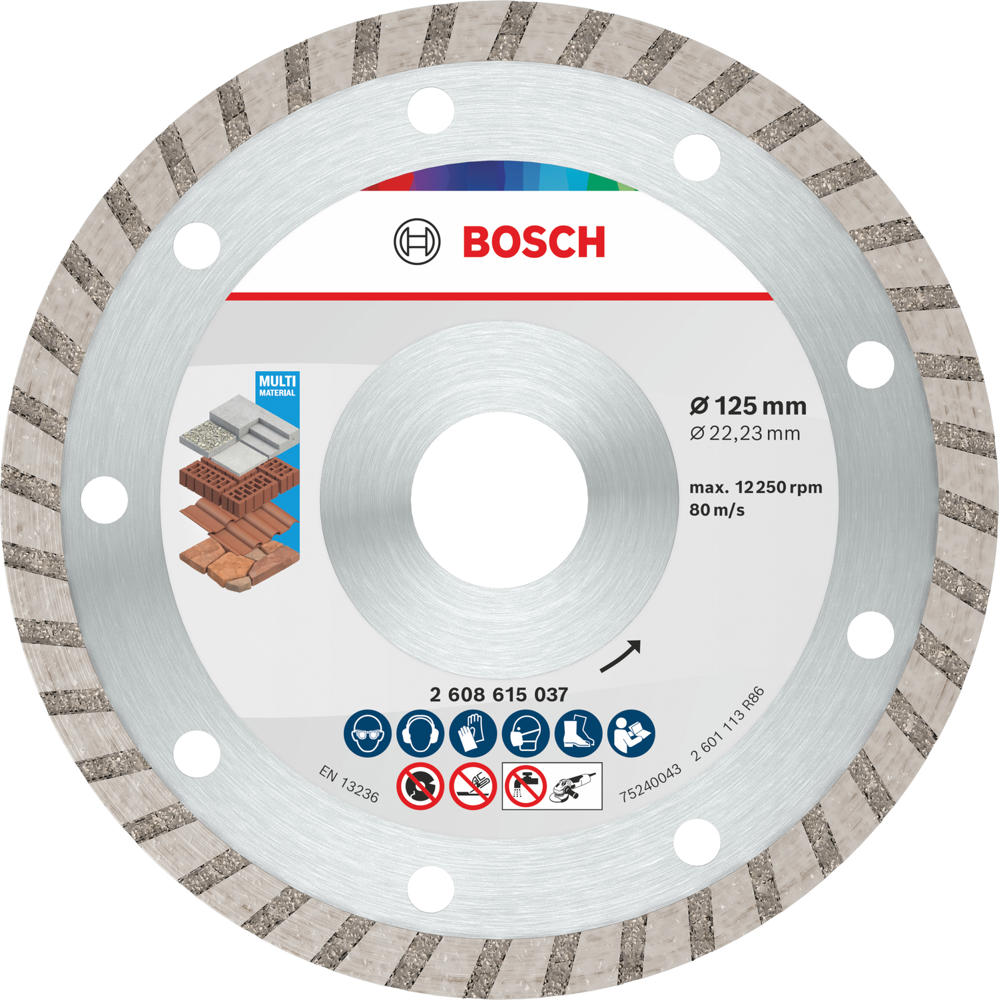 Image of Bosch ECO Universal Diamond Cutting Disc 125mm 22mm