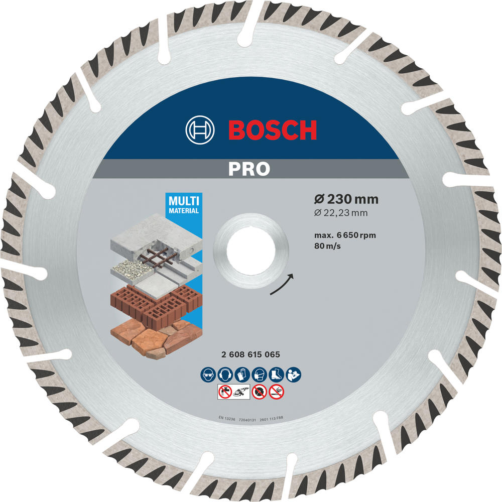 Image of Bosch PRO Multi Material Diamond Cutting Disc 230mm