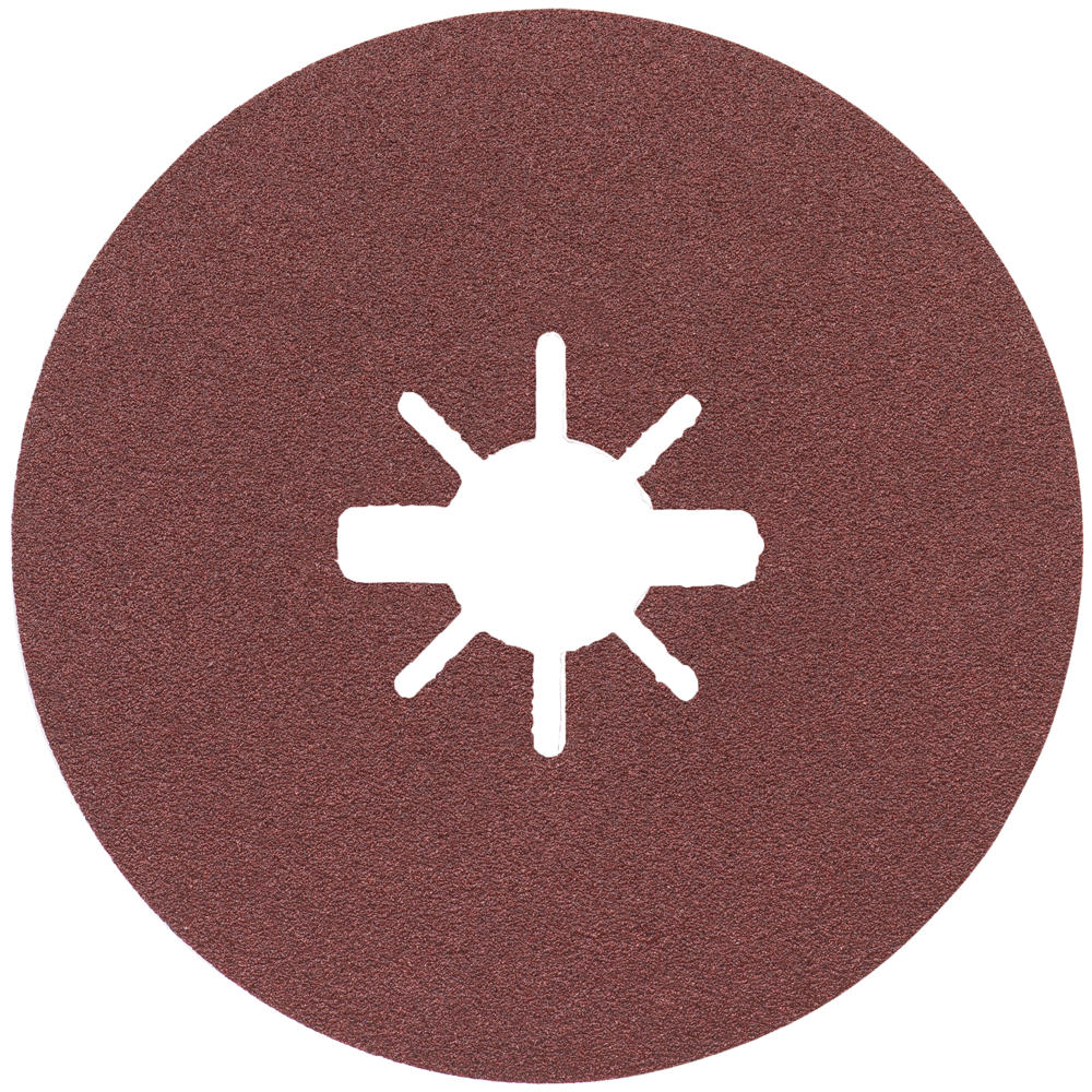 Image of Bosch EXPERT X LOCK R444 Fibre Sanding Disc 125mm 125mm 120g Pack of 1