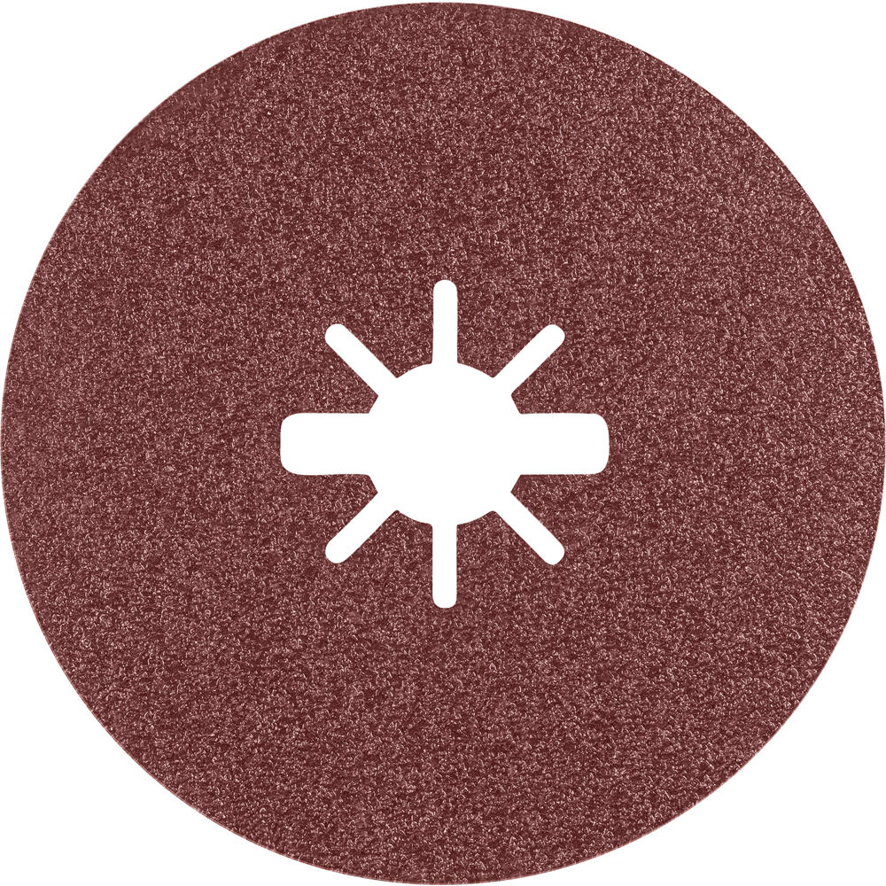 Image of Bosch EXPERT R781 Prisma Ceramic X LOCK Fibre Disc 115mm 115mm 60g Pack of 5
