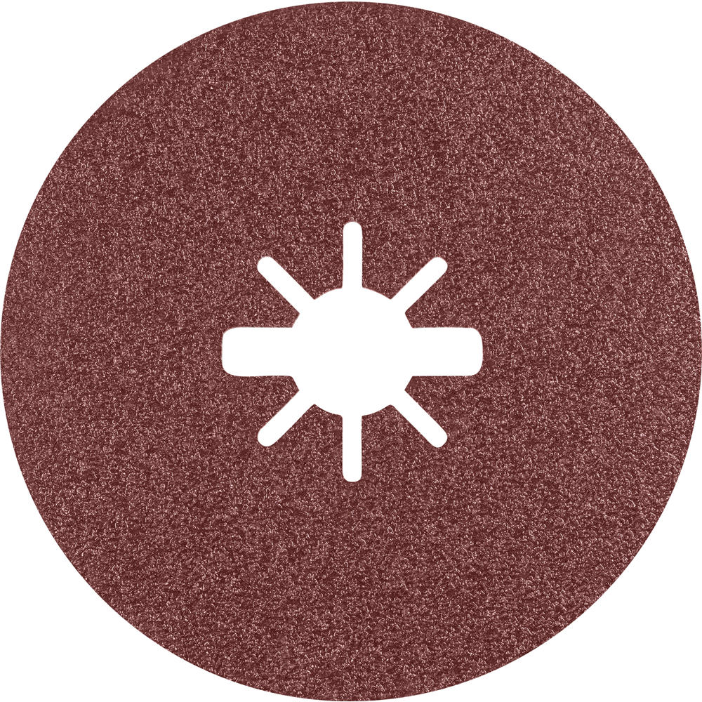 Image of Bosch EXPERT Prisma Ceramic X LOCK Fibre Disc 125mm 125mm 80g Pack of 25