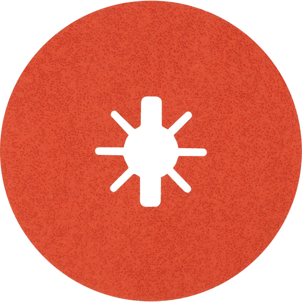 Image of Bosch EXPERT R782 Prisma Ceramic X LOCK Fibre Disc 125mm 125mm 60g Pack of 5