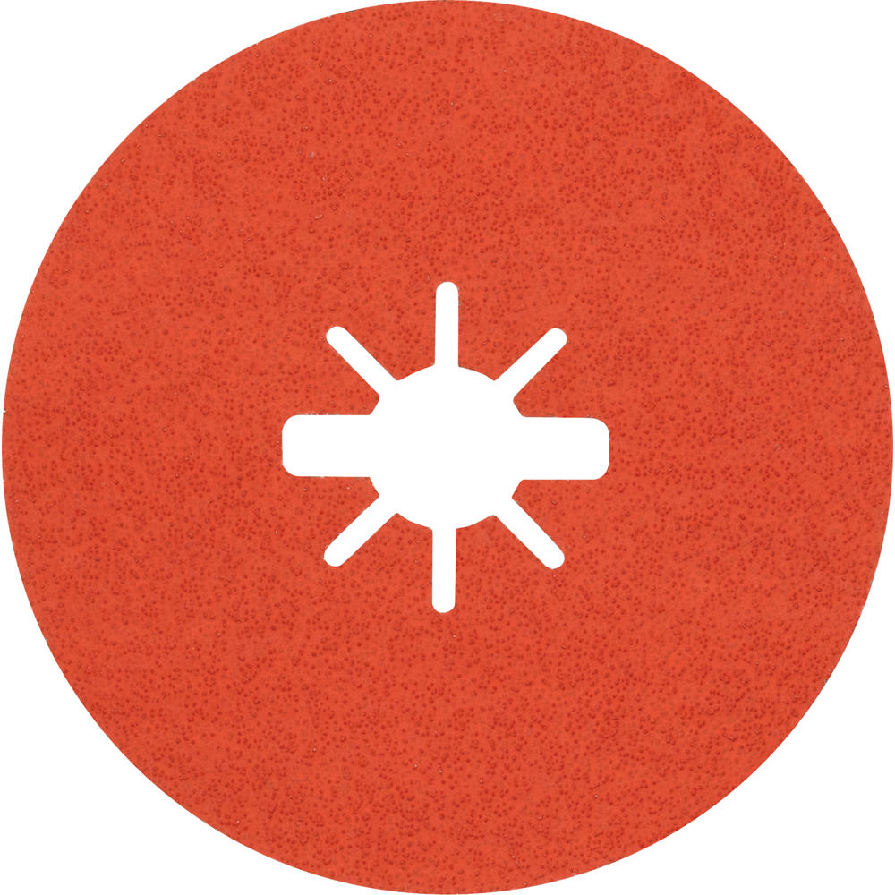 Image of Bosch EXPERT R782 Prisma Ceramic X LOCK Fibre Disc 125mm 125mm 60g Pack of 25