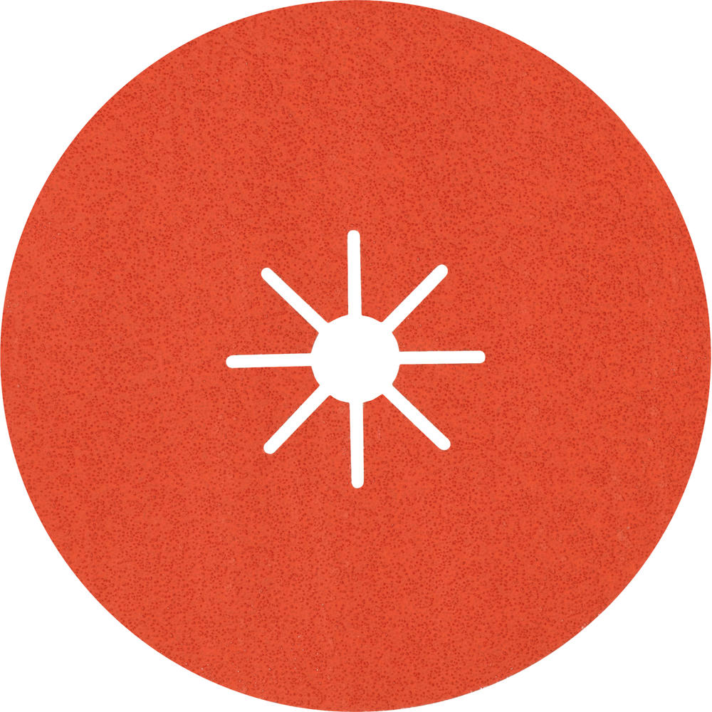 Image of Bosch EXPERT R782 Prisma Fibre Sanding Disc 180mm 180mm 60g Pack of 25