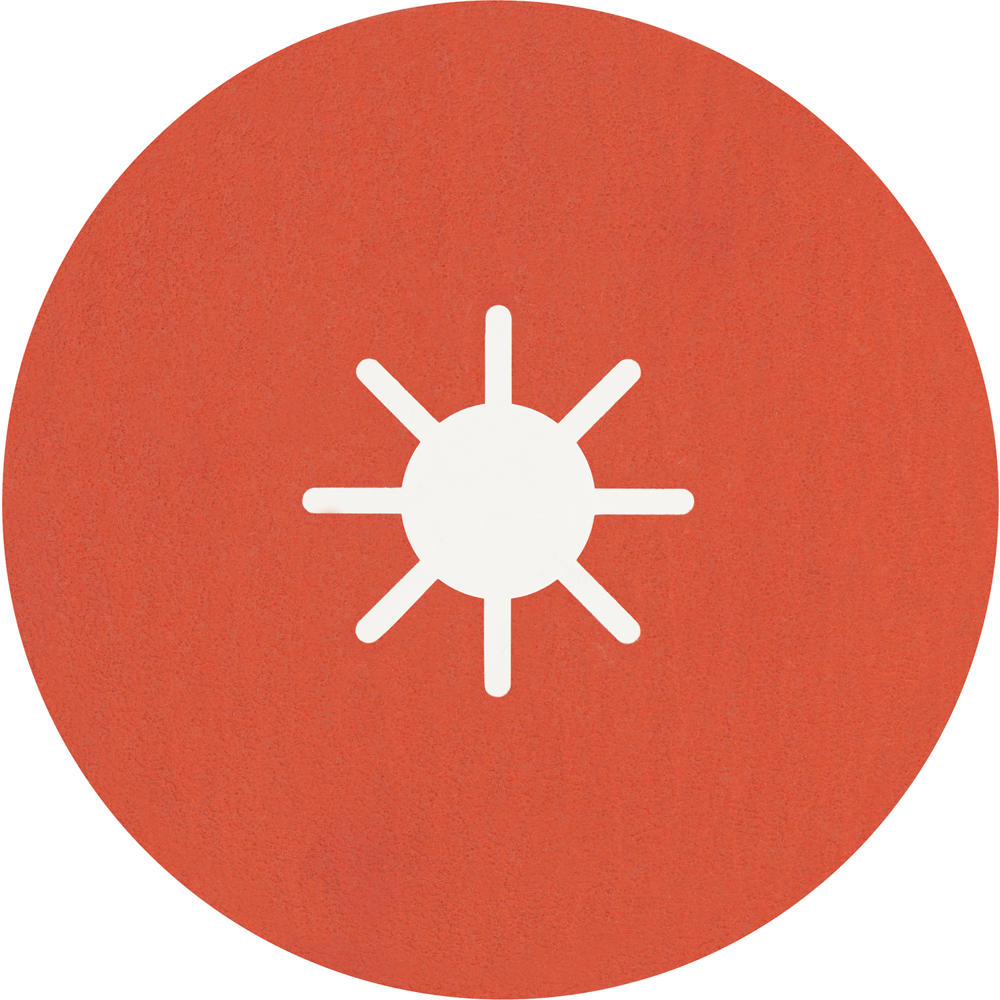 Bosch EXPERT R782 Prisma Fibre Sanding Disc 180mm 180mm 60g Pack of 25