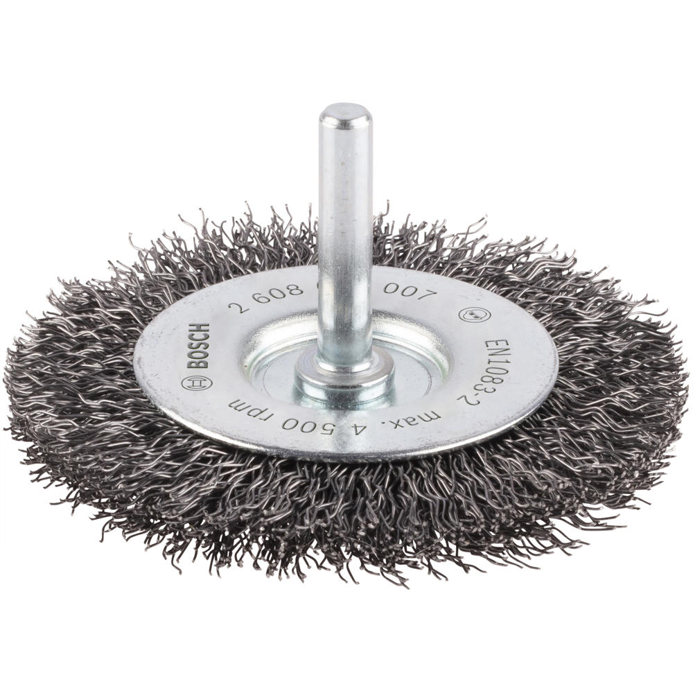 Image of Bosch PRO 0.3mm Crimped Steel Wire Wheel Brush 75mm 6mm Shank
