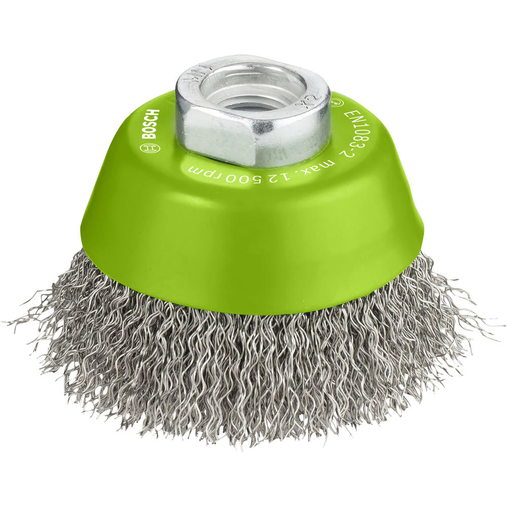 Bosch PRO 0.3mm Inox Crimped Wire Cup Brush 75mm M14 Thread